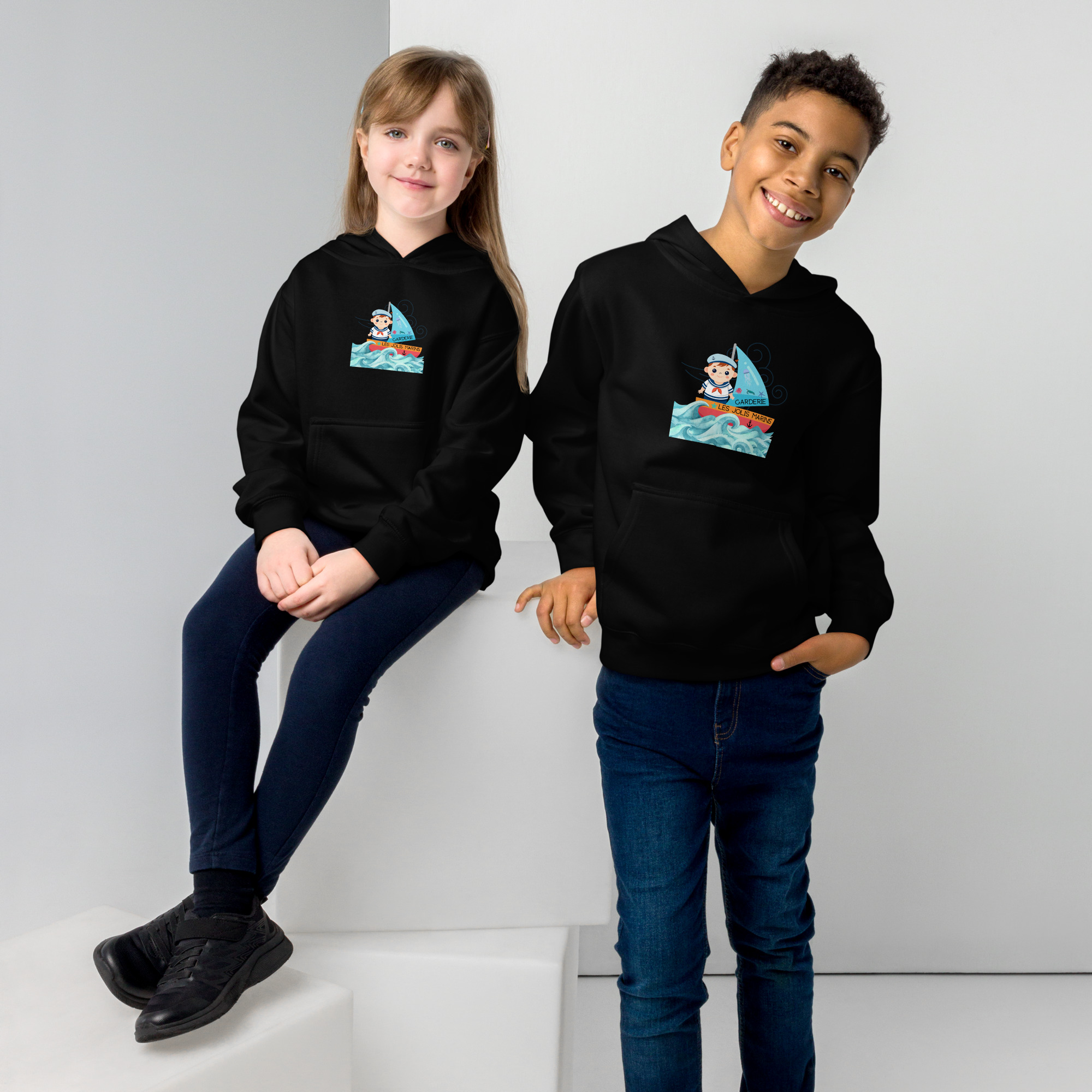 Sweat à capuche polaire pour enfants