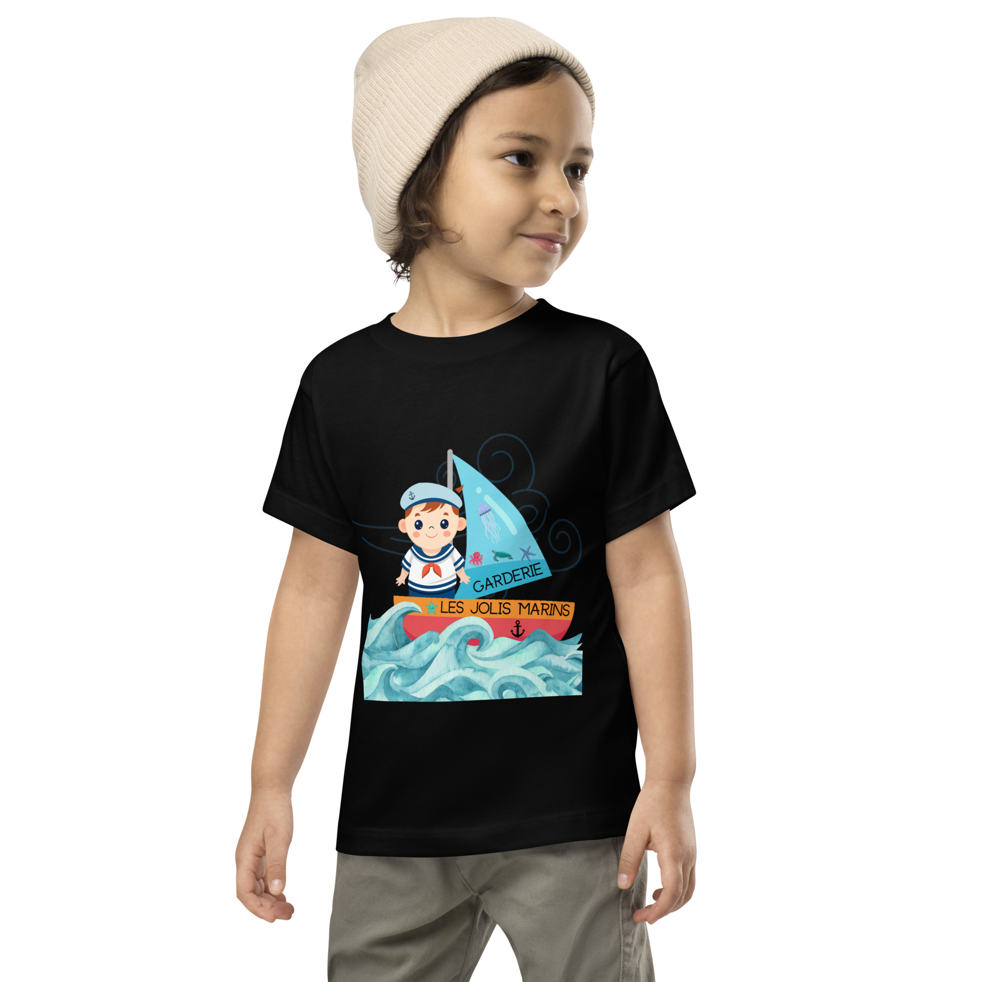 T-shirt à Manches Courtes pour Enfant en Bas Âge